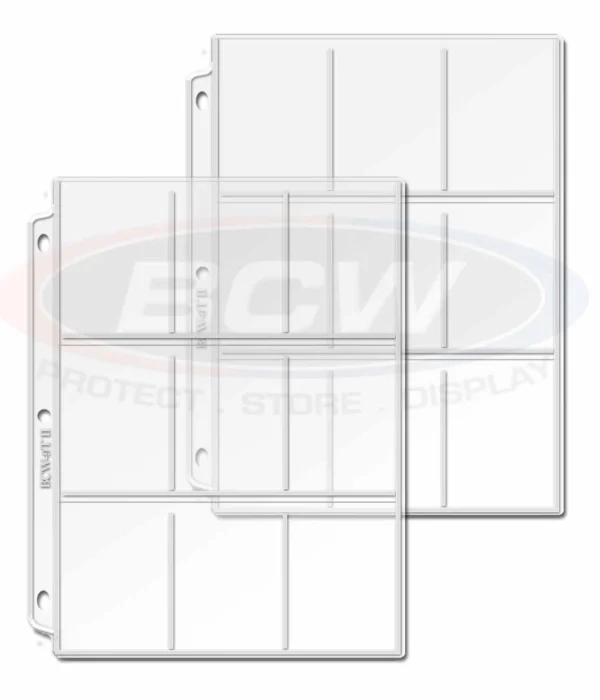 BCW Vinyl 9-Pocket Pages 20ct