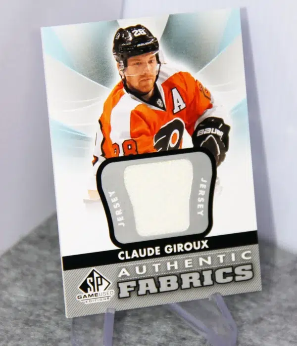 2012-13 Claude Giroux #AF-CG Upper Deck SP Game Used Edition Authentic Fabrics