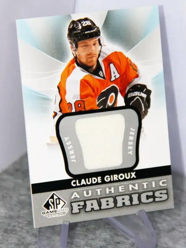 2012-13 Claude Giroux #AF-CG Upper Deck SP Game Used Edition Authentic Fabrics