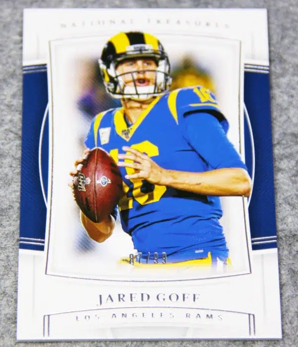 2019 Jared Goff #74 Panini National Treasures Football /99