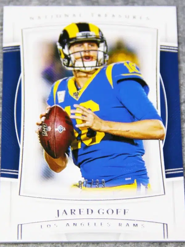 2019 Jared Goff #74 Panini National Treasures Football /99