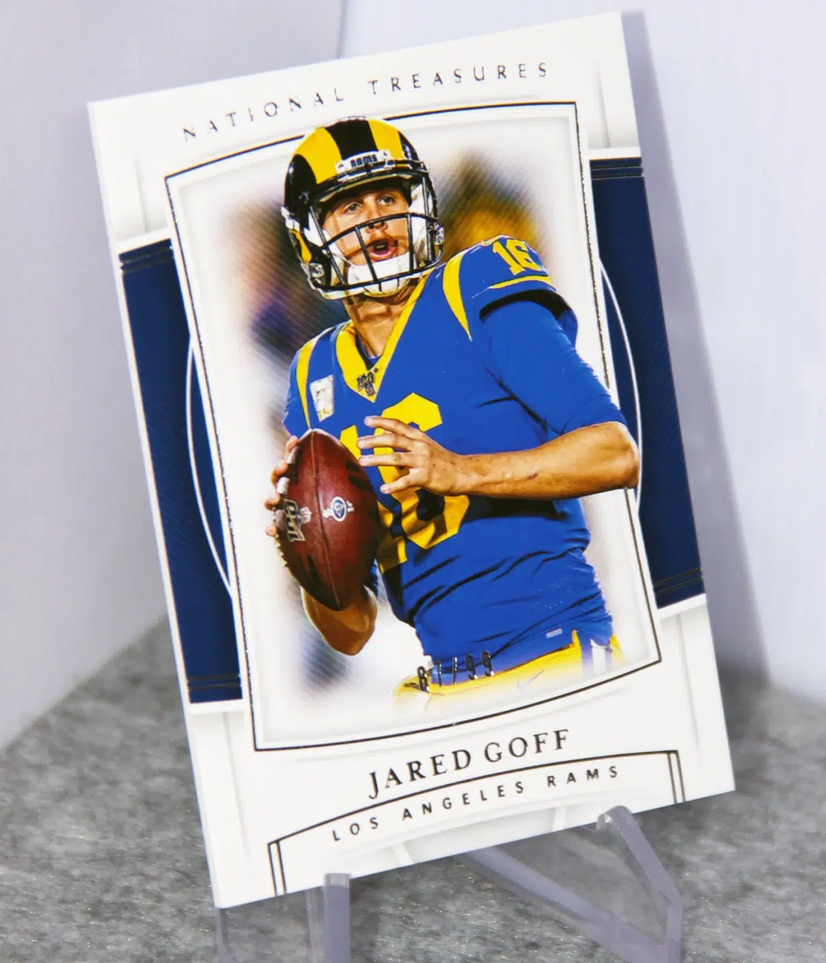 2019 Jared Goff #74 Panini National Treasures Football /99