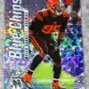 2020 Myles Garrett #108 Panini Mosaic Blue Chips Disco Prizm