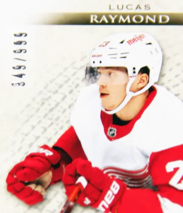 2021-22 Lucas Raymond #RED191 Upper Deck Artifacts Rookies RC /999