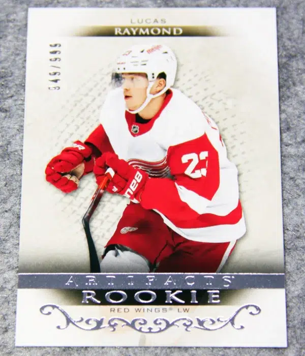 2021-22 Lucas Raymond #RED191 Upper Deck Artifacts Rookies RC /999