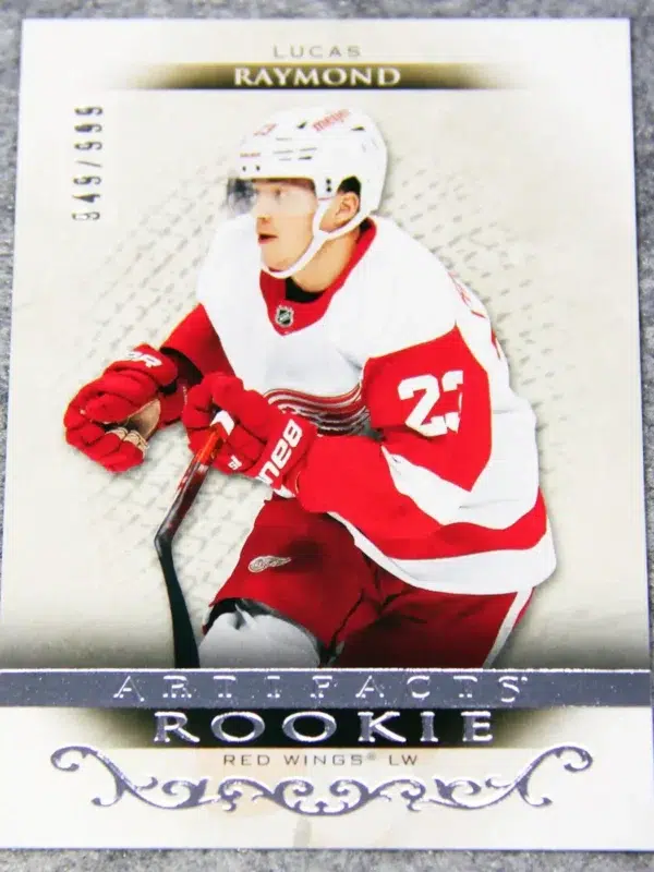 2021-22 Lucas Raymond #RED191 Upper Deck Artifacts Rookies RC /999