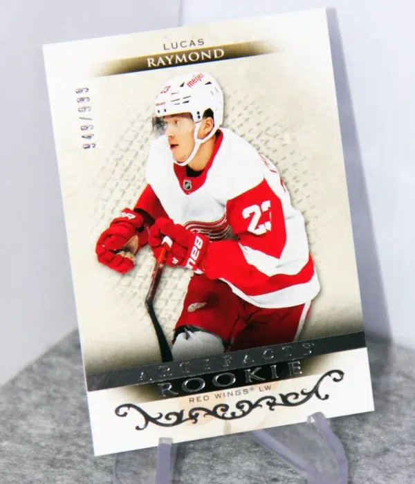 2021-22 Lucas Raymond #RED191 Upper Deck Artifacts Rookies RC /999
