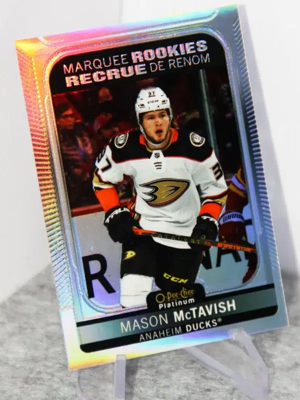 2021-22 Mason McTavish #269 Upper Deck O-Pee-Chee Platinum Marquee Rookies Rainbow RC