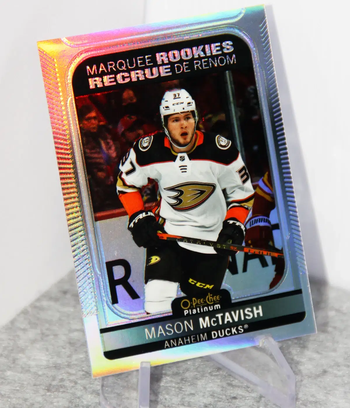 2021-22 Mason McTavish #269 Upper Deck O-Pee-Chee Platinum Marquee Rookies Rainbow RC
