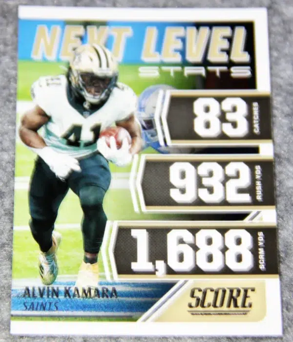 2021 Alvin Kamara #NL20 Panini Score Football Next Level