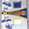 2022-23 Rasmus Dahlin & Tage Thompson #UPC-TD Upper Deck Ultimate Collection Power Play Combos Dual Patch