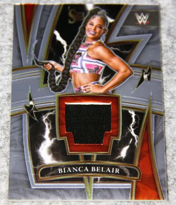 2022 Bianca Belair #SP-BBL Panini Select WWE RAW Sparks Patch