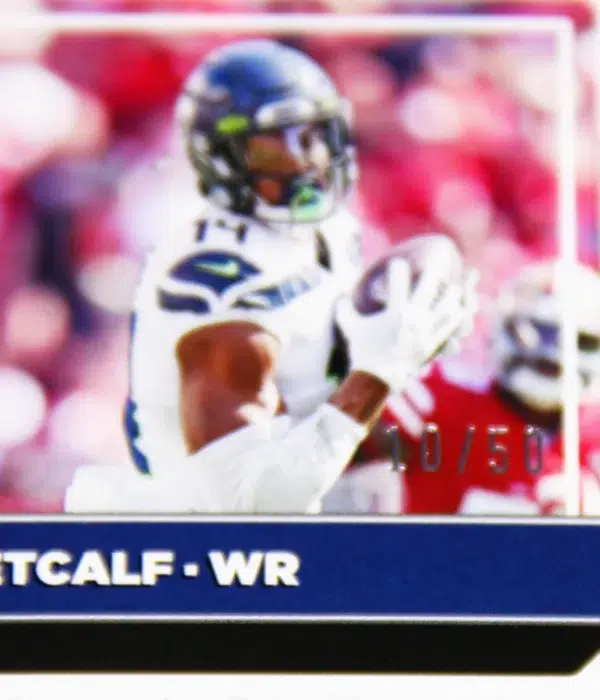 2022 DK Metcalf #30 Panini Donruss Premium Press Proof Gold Holo /50