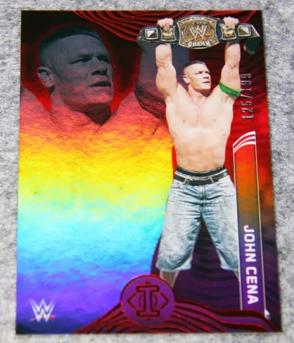 2022 John Cena #279 Panini Chronicles Illusions WWE Red /199