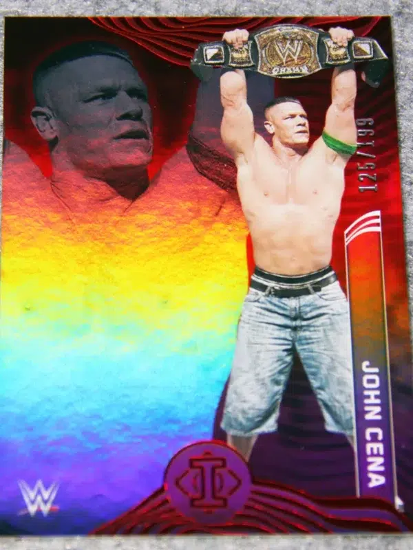 2022 John Cena #279 Panini Chronicles Illusions WWE Red /199