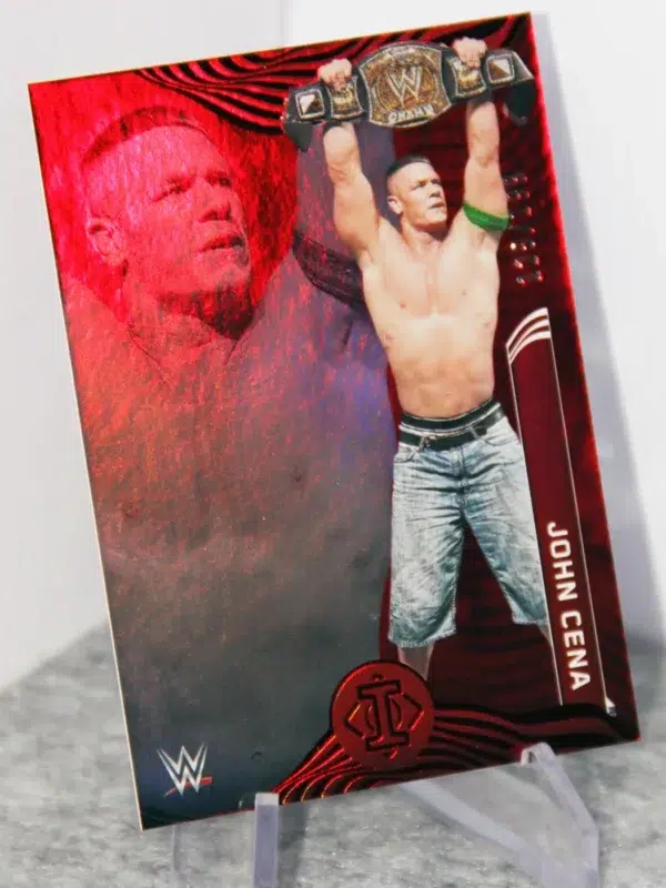 2022 John Cena #279 Panini Chronicles Illusions WWE Red /199