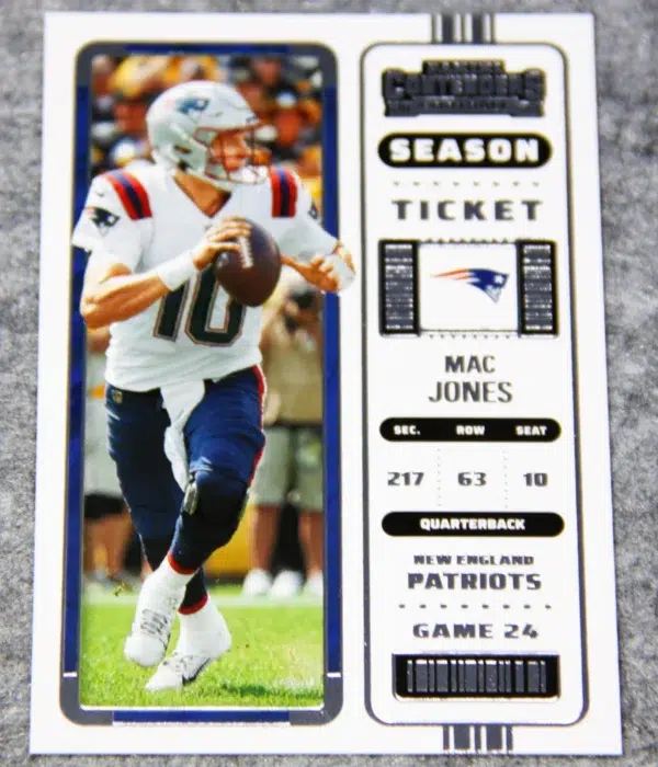 2022 Mac Jones #85 Panini Contenders Football