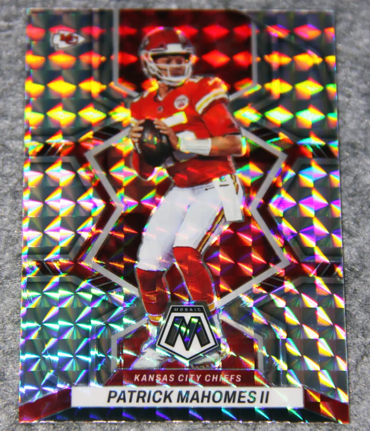 2022 Patrick Mahomes II #94 Panini Mosaic Silver Mosaic Prizm