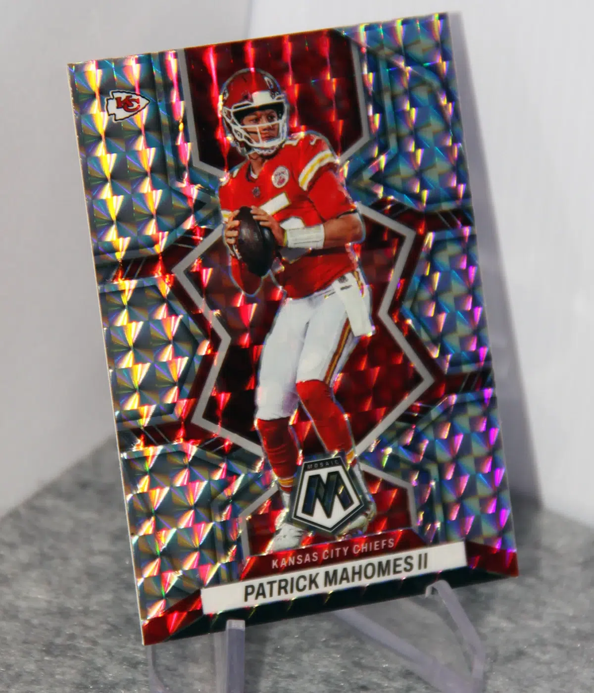 2022 Patrick Mahomes II #94 Panini Mosaic Silver Mosaic Prizm