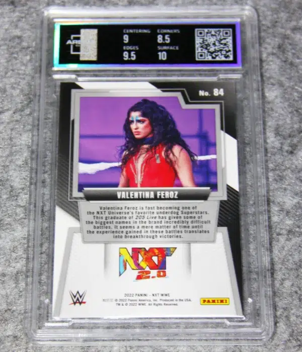 2022 Valentina Feroz #84 Panini WWE NXT Red RC Arena Club 9 MINT