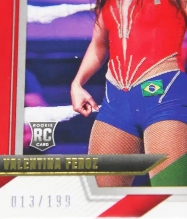 2022 Valentina Feroz #84 Panini WWE NXT Red RC Arena Club 9 MINT