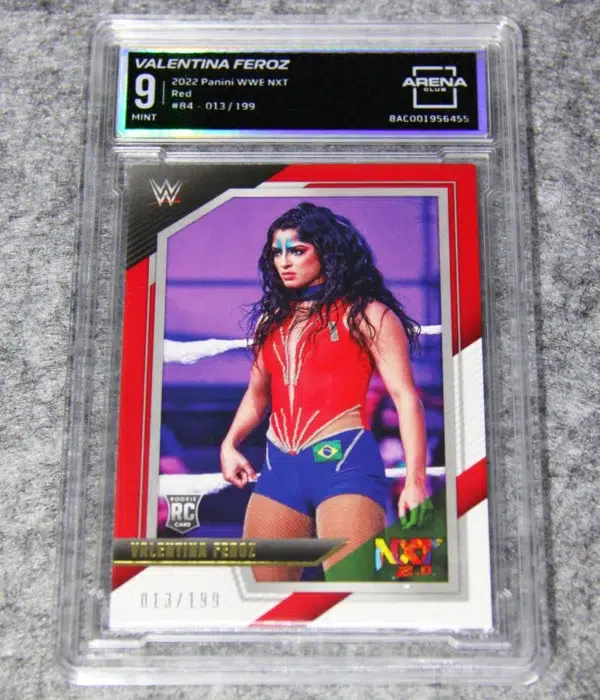 2022 Valentina Feroz #84 Panini WWE NXT Red RC Arena Club 9 MINT