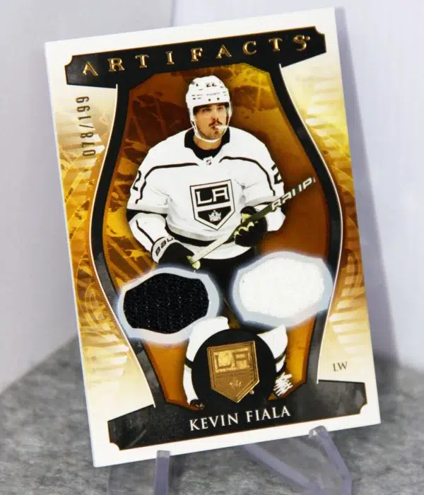 2023-24 Kevin Fiala #122 Upper Deck Artifacts Gold Dual Jersey /199