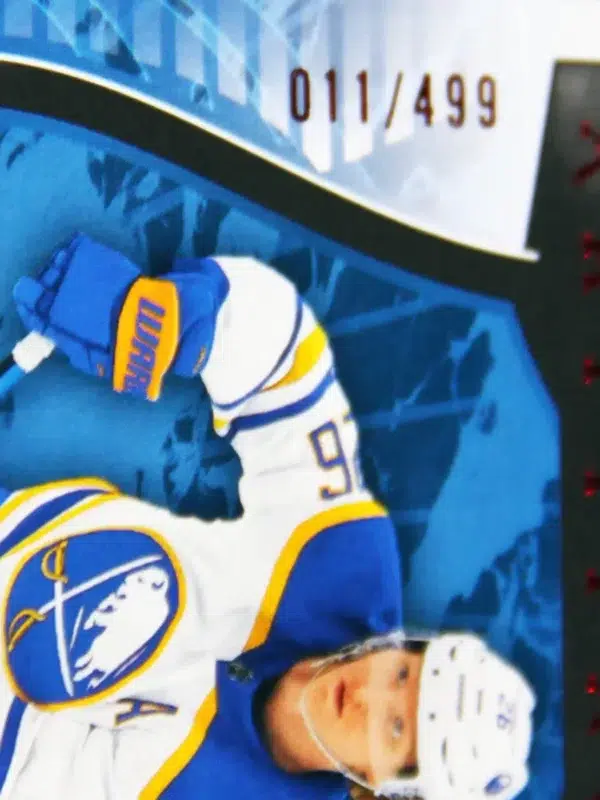 2023-24 Rasmus Dahlin #26 Upper Deck Artifacts Hockey Ruby /499