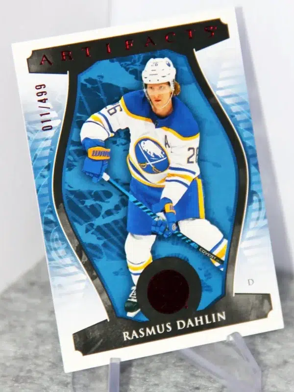 2023-24 Rasmus Dahlin #26 Upper Deck Artifacts Hockey Ruby /499