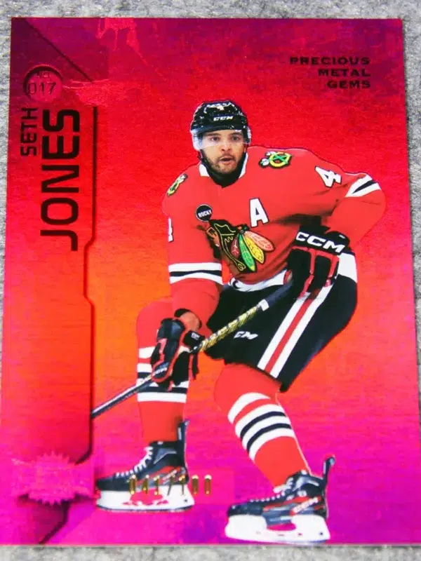 2023-24 Seth Jones #017 Skybox Metal Universe Hockey Precious Metal Gems /100