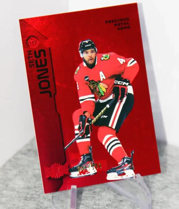2023-24 Seth Jones #017 Skybox Metal Universe Hockey Precious Metal Gems /100