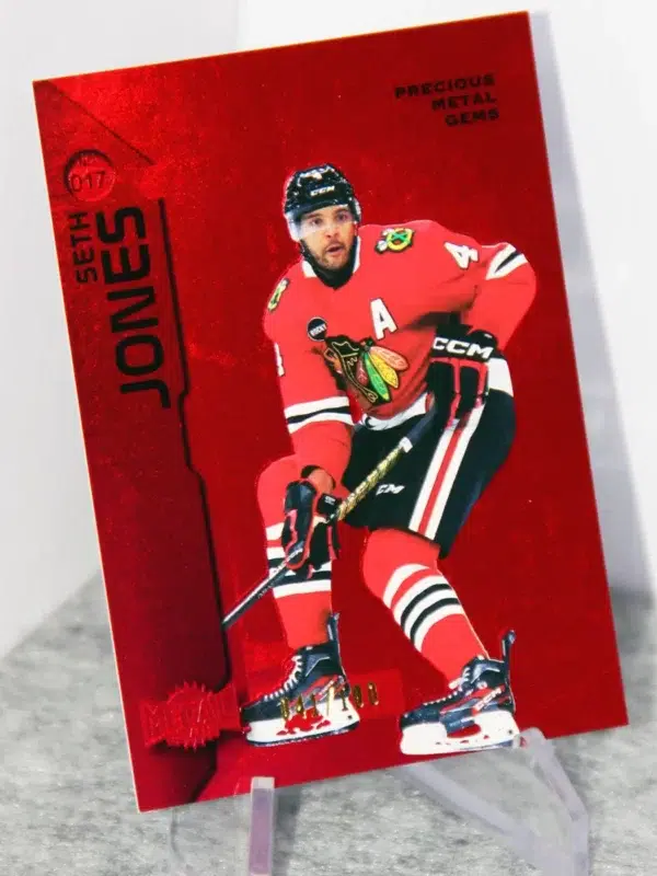 2023-24 Seth Jones #017 Skybox Metal Universe Hockey Precious Metal Gems /100