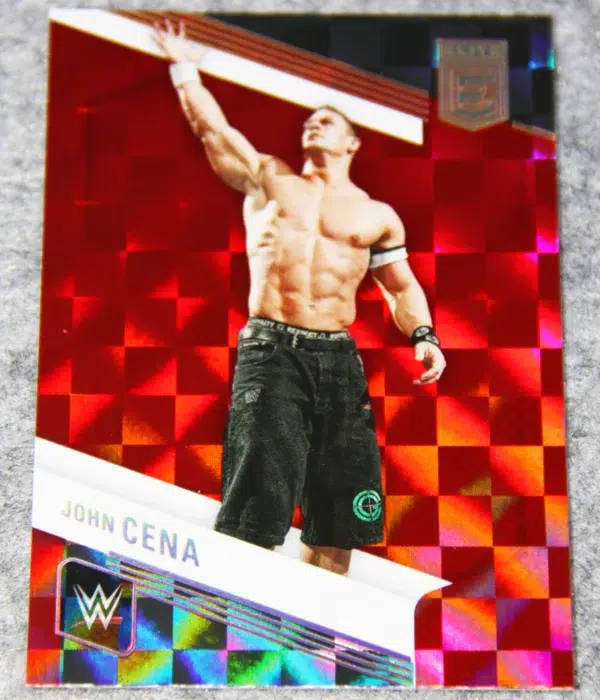2023 John Cena #147 Panini Donruss Elite WWE Legends Red