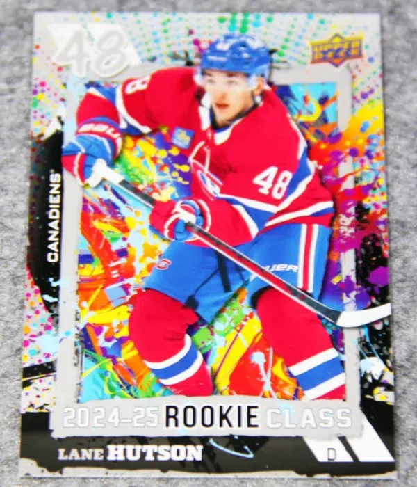 2024-25 Lane Hutson #RC-25 Upper Deck Series 2 2024-25 Rookie Class RC