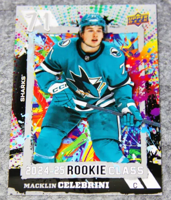 2024-25 Macklin Celebini #RC-21 Upper Deck Series 2 2024-25 Rookie Class RC