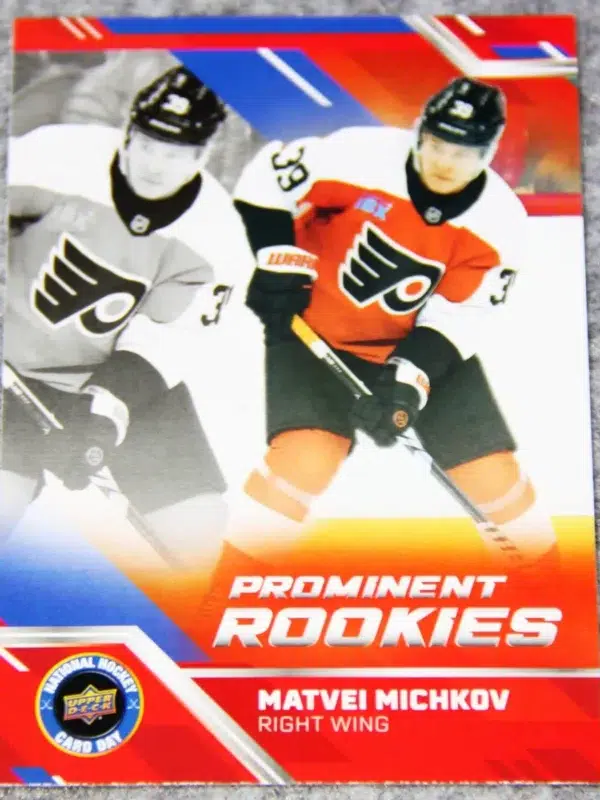 2024-25 Matvei Michkov #NHCD-7 Upper Deck National Hockey Card Day Prominent Rookies RC