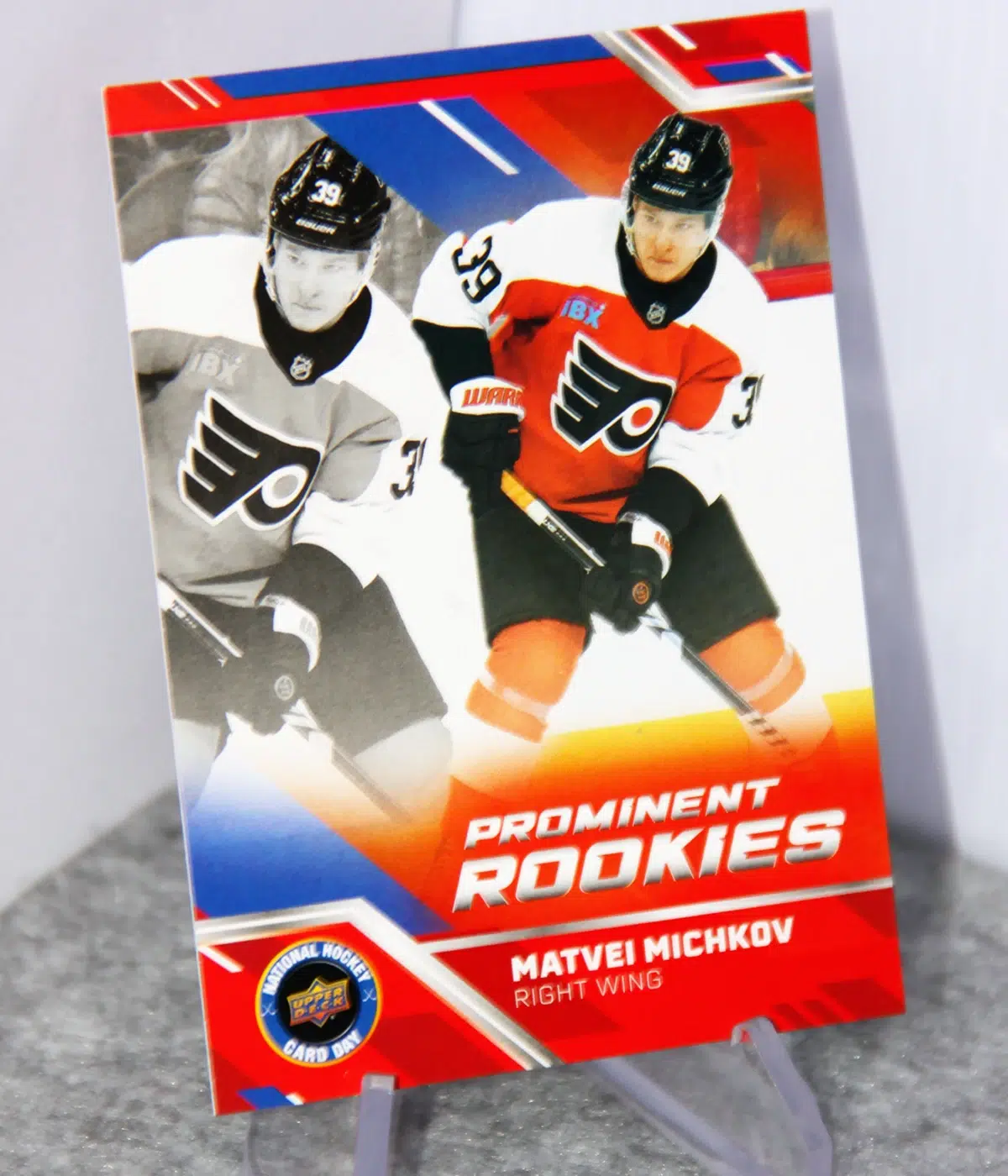 2024-25 Matvei Michkov #NHCD-7 Upper Deck National Hockey Card Day Prominent Rookies RC