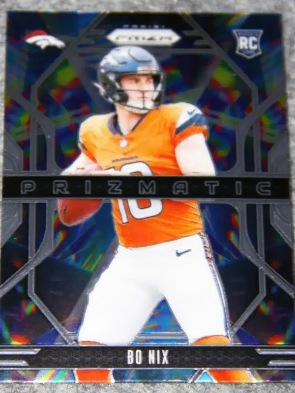 2024 Bo Nix #11 Panini Prizm Prizmatic RC