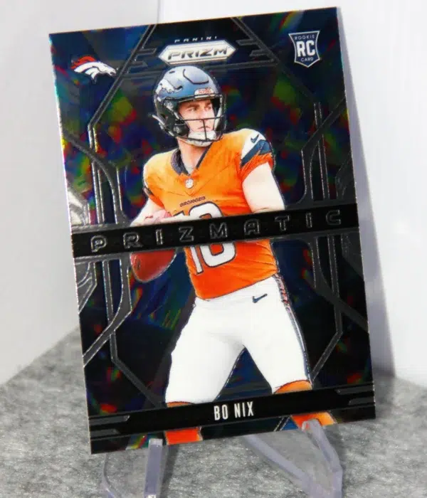 2024 Bo Nix #11 Panini Prizm Prizmatic RC