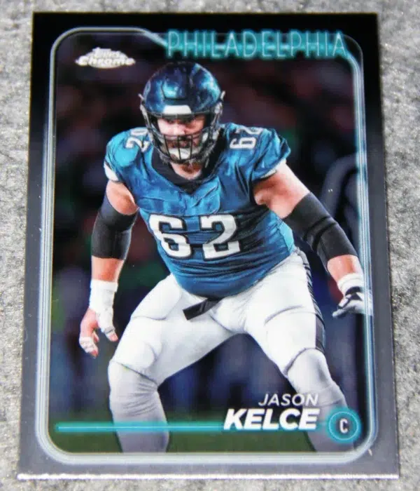 2024 Jason Kelce #160 Topps Chrome Football Refractor