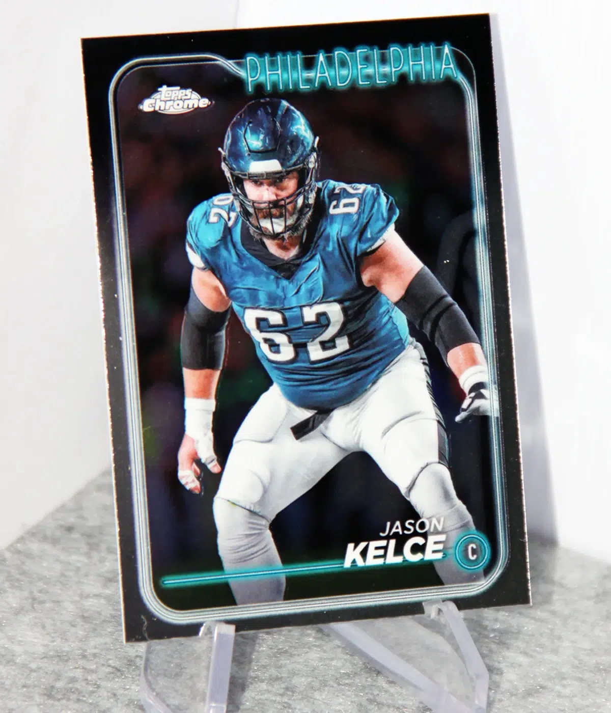 2024 Jason Kelce #160 Topps Chrome Football Refractor