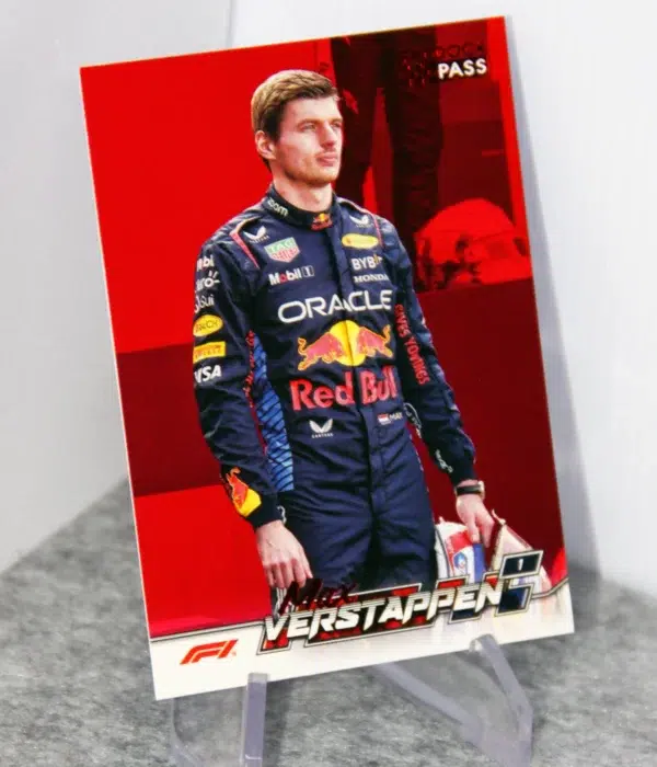 2024 Max Verstappen #1 Topps Paddock Pass F1 Red Foil