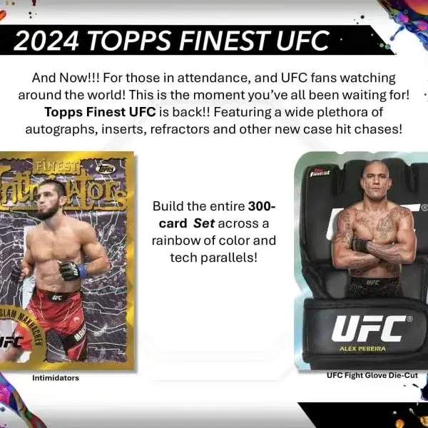2024 Topps Finest UFC Value Box - Sealed