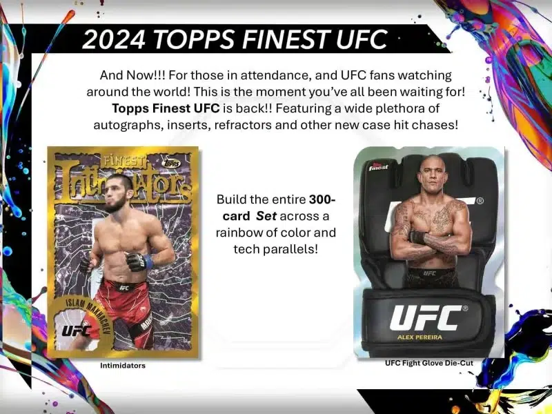 2024 Topps Finest UFC Value Box - Sealed