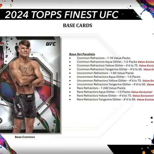 2024 Topps Finest UFC Value Box - Sealed
