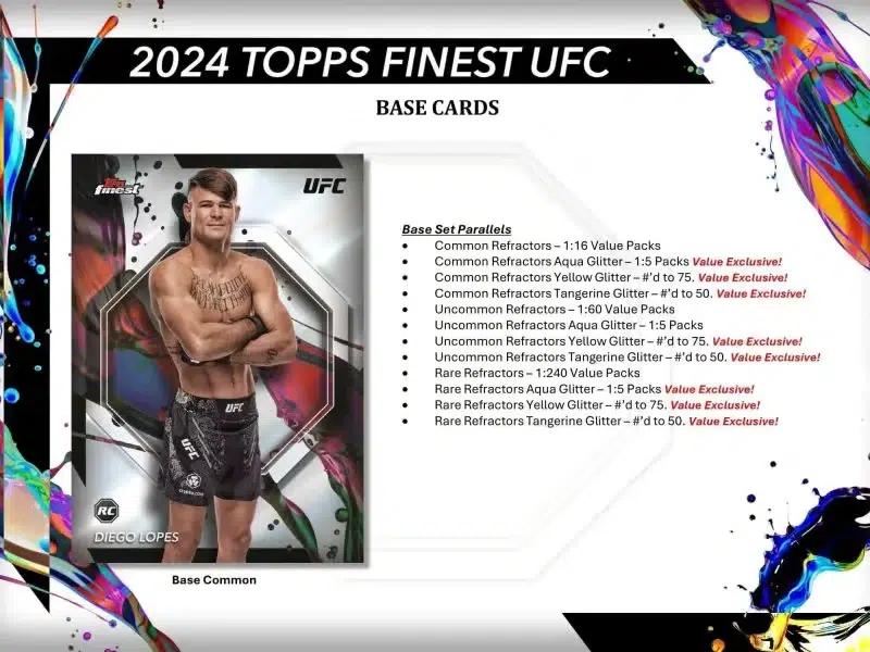 2024 Topps Finest UFC Value Box - Sealed