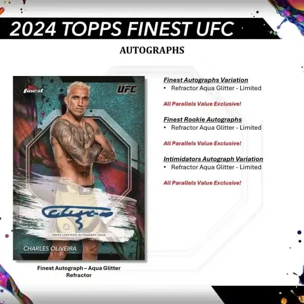 2024 Topps Finest UFC Value Box - Sealed