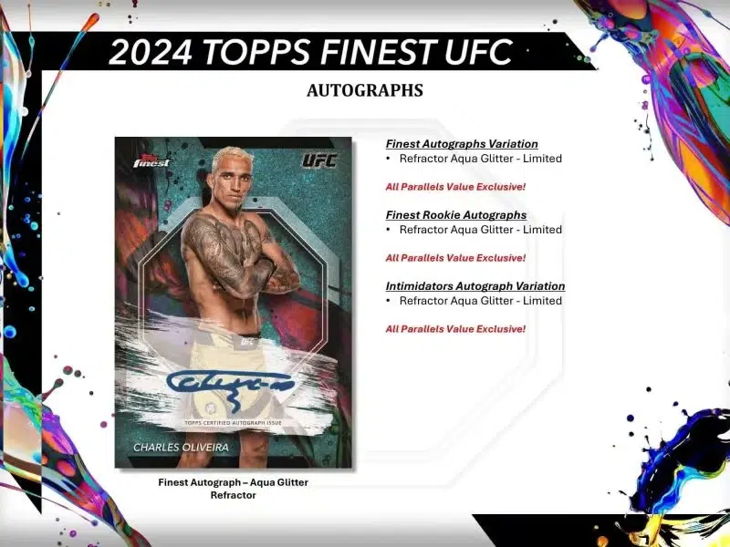 2024 Topps Finest UFC Value Box - Sealed