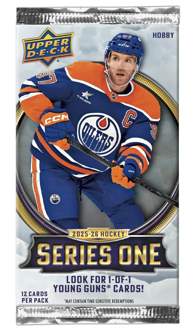 2025-26 Upper Deck Hockey Series 1 Hobby Box - Sealed