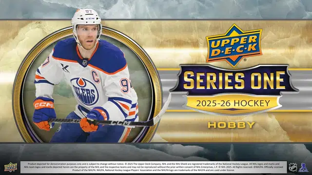 2025-26 Upper Deck Hockey Series 1 Hobby Box - Sealed